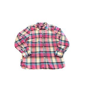 TALBOTS Plaid shirt size M